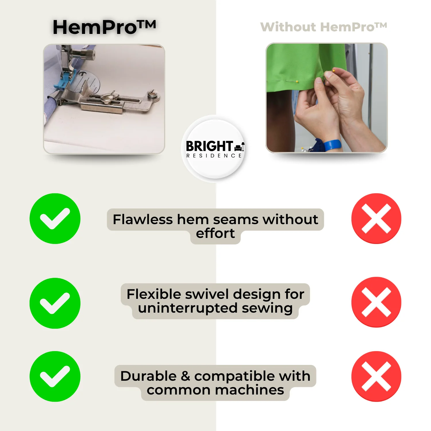 1+1 FREE | HemiCraft™ - Clean hems in seconds - Image 6