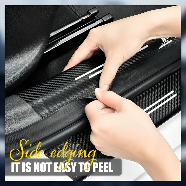 1+1 FREE | StepGrip - Carbon fiber door protection sticker - Image 3