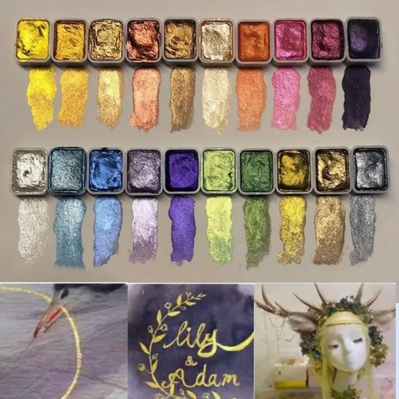 50% OFF | PearlScent - NEW EDITION - Powder Mineral Pearl Pigment Art Watercolor - Image 11