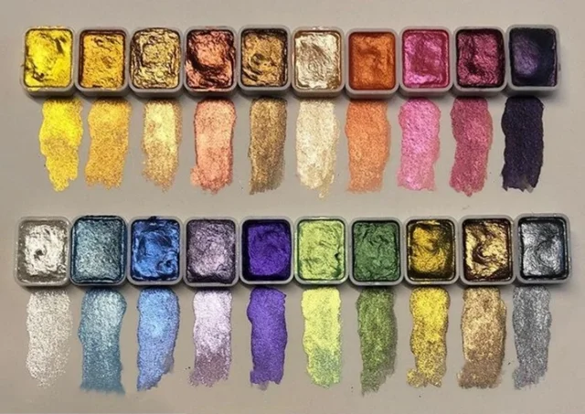 50% OFF | PearlScent - NEW EDITION - Powder Mineral Pearl Pigment Art Watercolor - Image 6