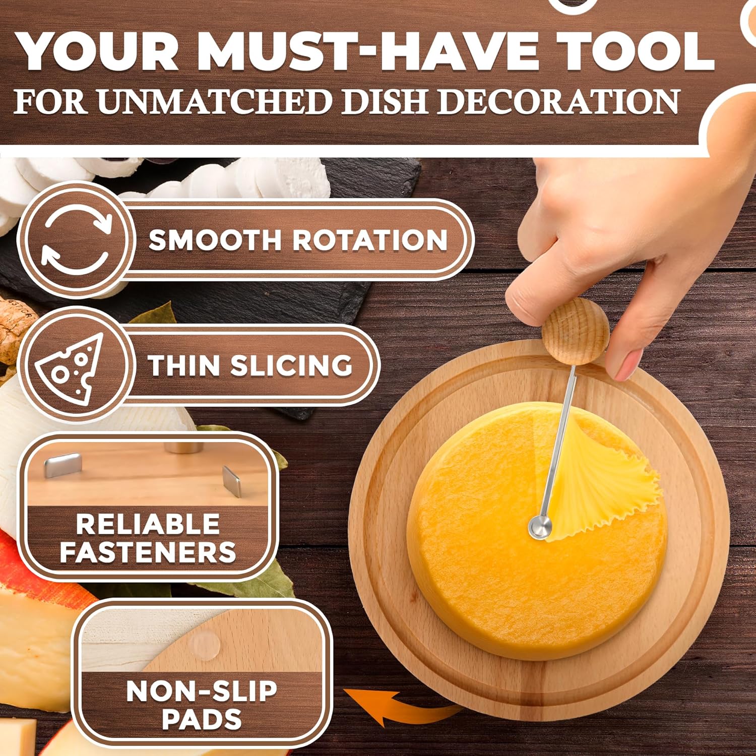 CheeseCraft - Effortlessly Create Elegant Cheese Rosettes, Every Time - Image 6