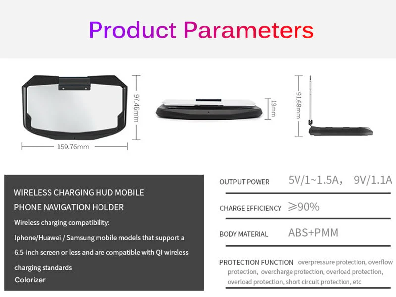 DriveSight – Stay Focused and Safe with Wireless Charging HUD - Image 5