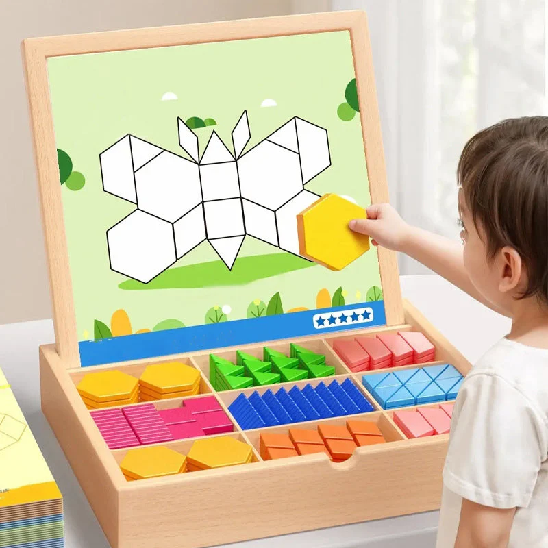 PlayMagix - Enhance Creativity and Brain Performance with Magnetic Wooden Building Blocks - Image 5