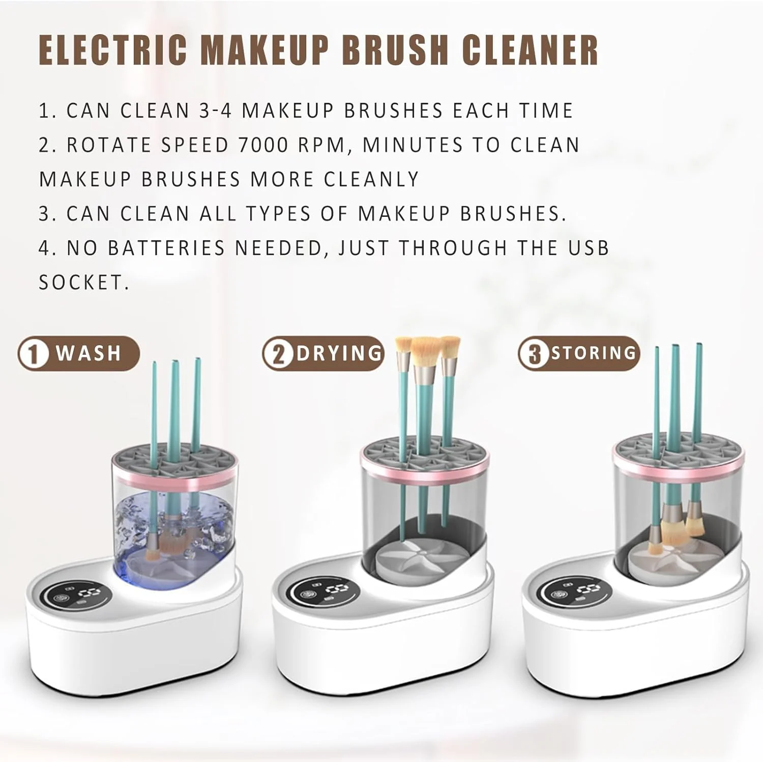 PureLuxe Pro – The All-in-One Tool for Your Makeup Brushes - Image 7