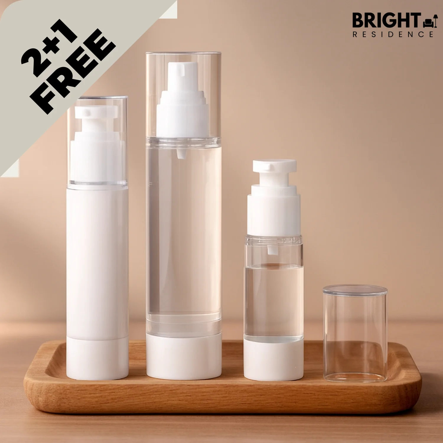 2+1 FREE | PurePump – Leak-Proof Refillable Travel Bottle for Perfect Dosage