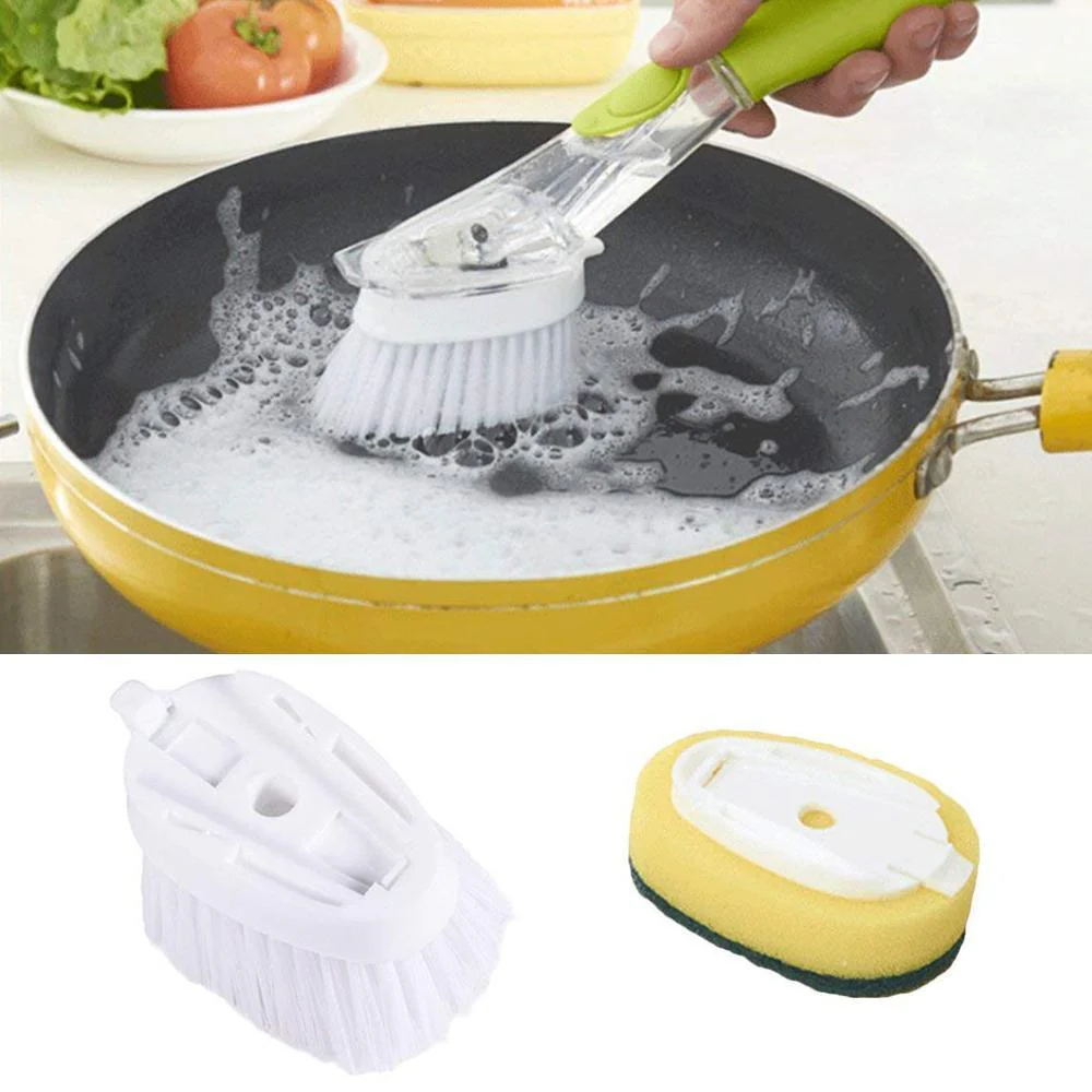 QuickClean - Effortless Dishwashing with Built-in Soap Dispenser