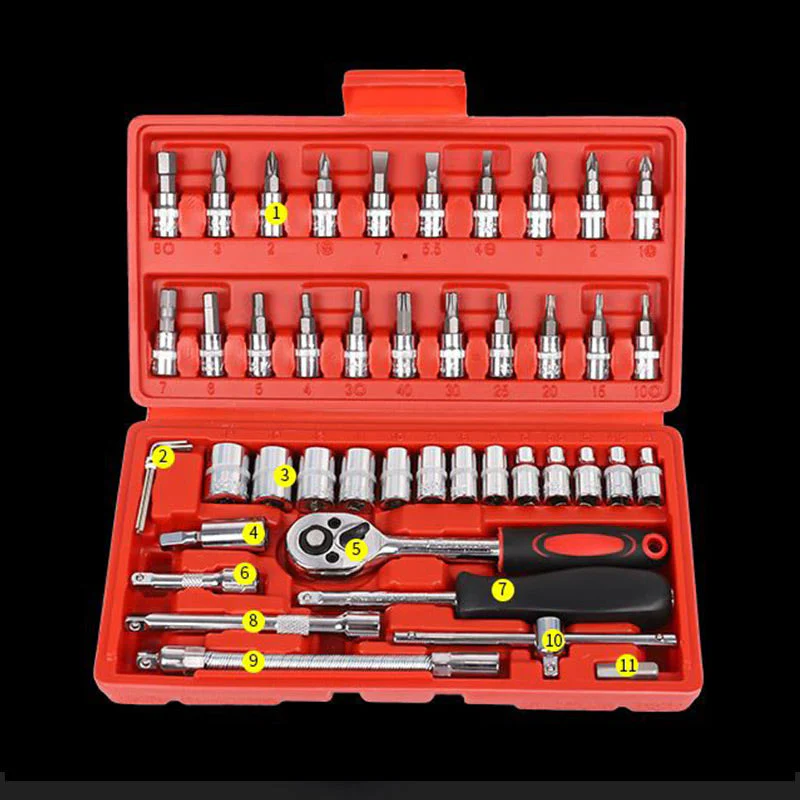 RigorGrip – The Ultimate 46-Piece Quick-Change Socket Wrench Set - Image 12
