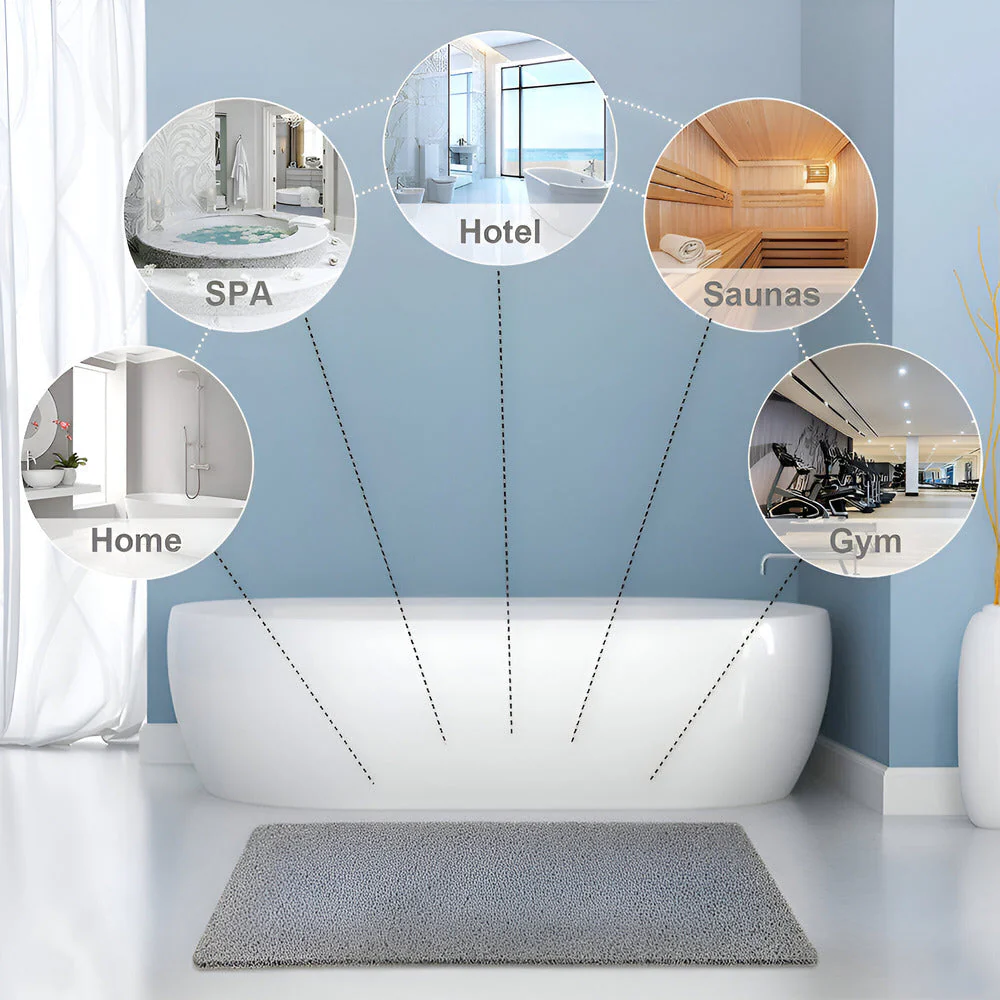 SafeStride - Ultimate Non-Slip Shower Mat for Safe Steps - Image 3