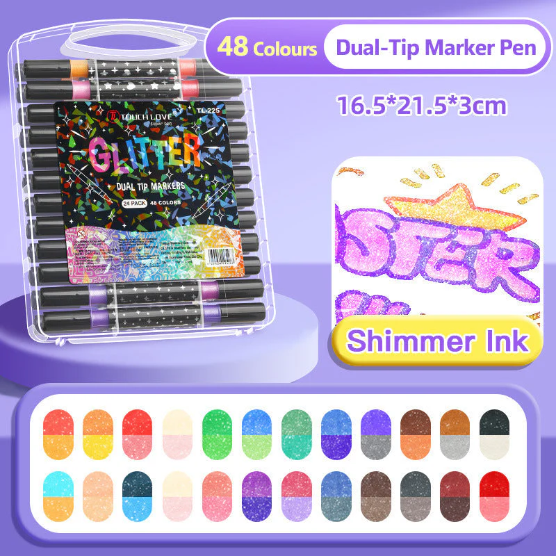 SparkLuxe – Double-sided Glitter Pens for Creative Minds - Image 13