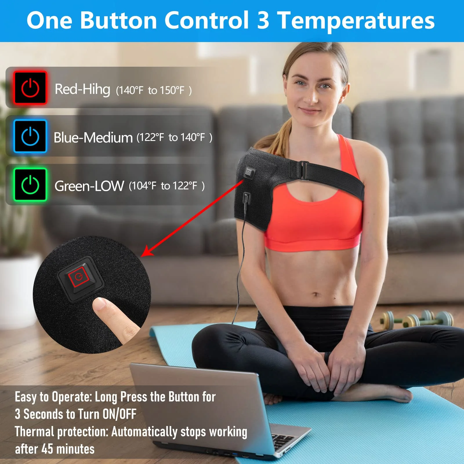 ThermoShoulder - Quick Shoulder Pain Relief with Soothing Infrared Heat - Image 3