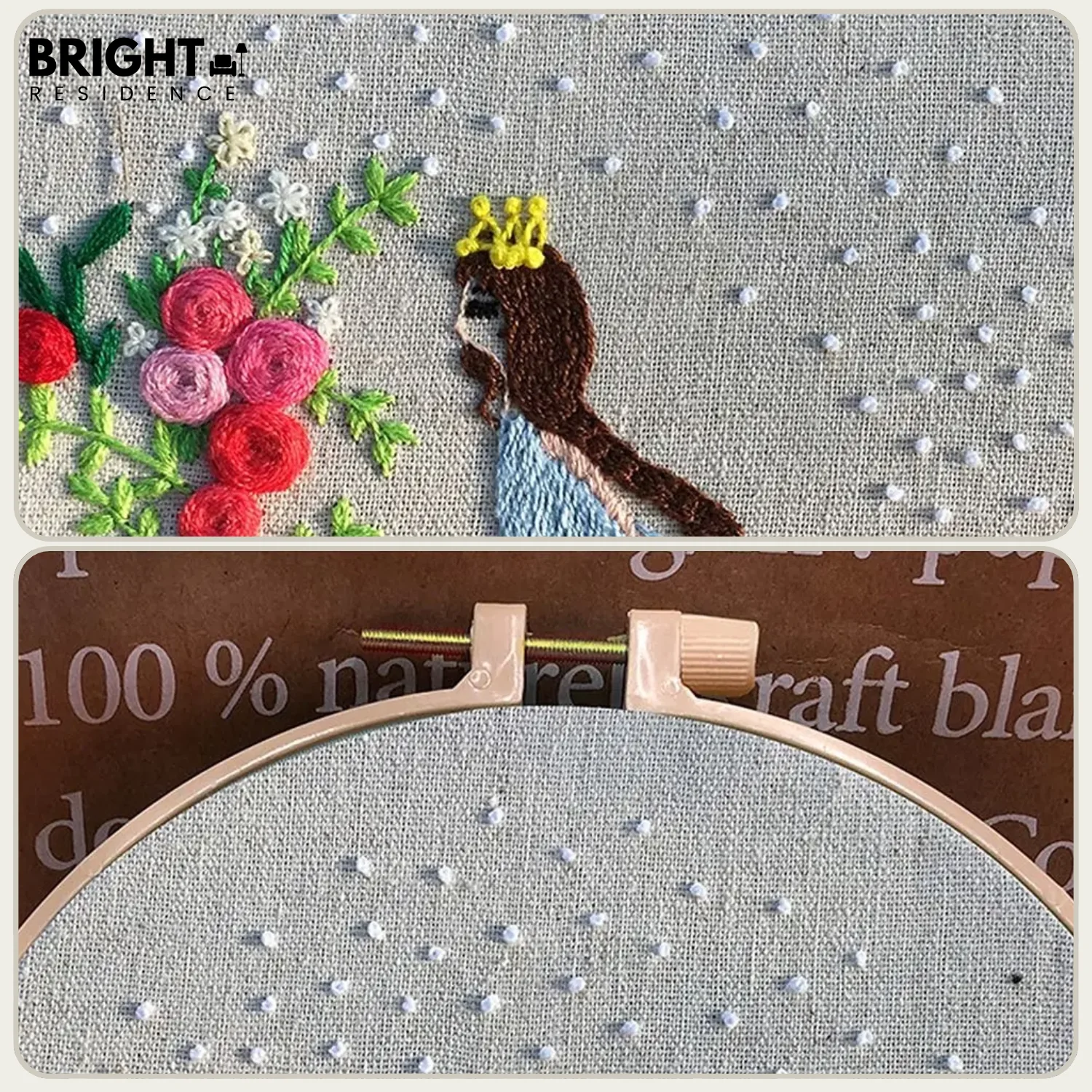 1+1 FREE | ThreadBloom – Beautiful Floral Embroidery Kit for Beginners - Image 5