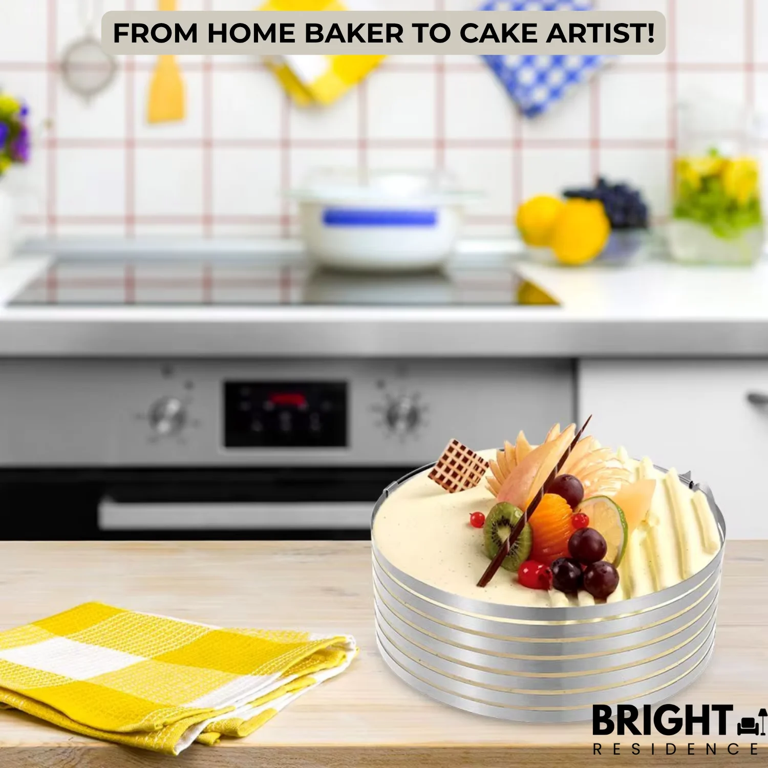 TierCutter™ - Adjustable stainless steel cake cutter - Image 4