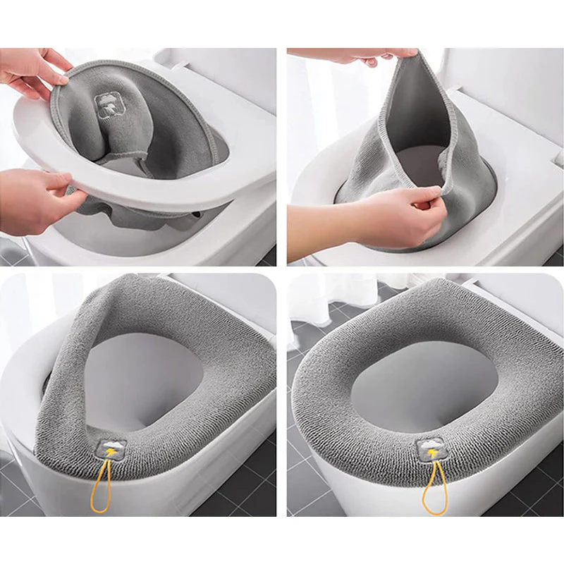 WarmCush - Instantly Warm and Comfortable Toilet Seat Cover - Image 9